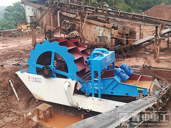 洗砂回收一體機工作現場(chǎng)   
